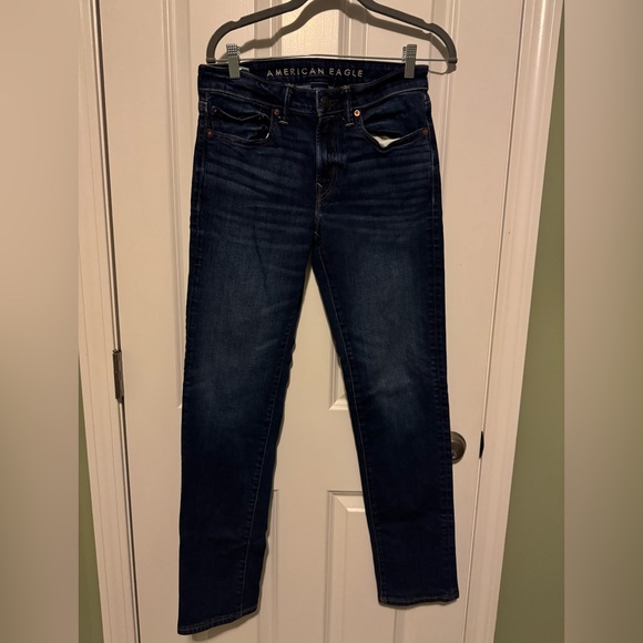 American Eagle Outfitters Navy Slim Jeans - Picture 1 of 4